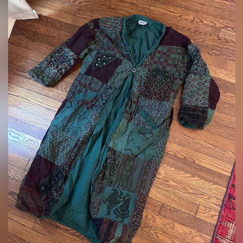 Vintage Large Patchwork Jacket - image 3